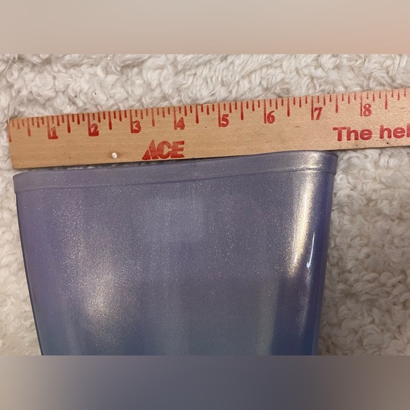 Cat & Jack Target kids Girls Pastel Okbre Rainbow Winter Rain Boots Size 6 - Picture 11 of 11